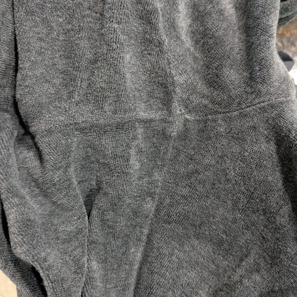 New York & Company Women's Velour Pants Gray, Size XL Petite, Cotton Blend Soft - Picture 12 of 13